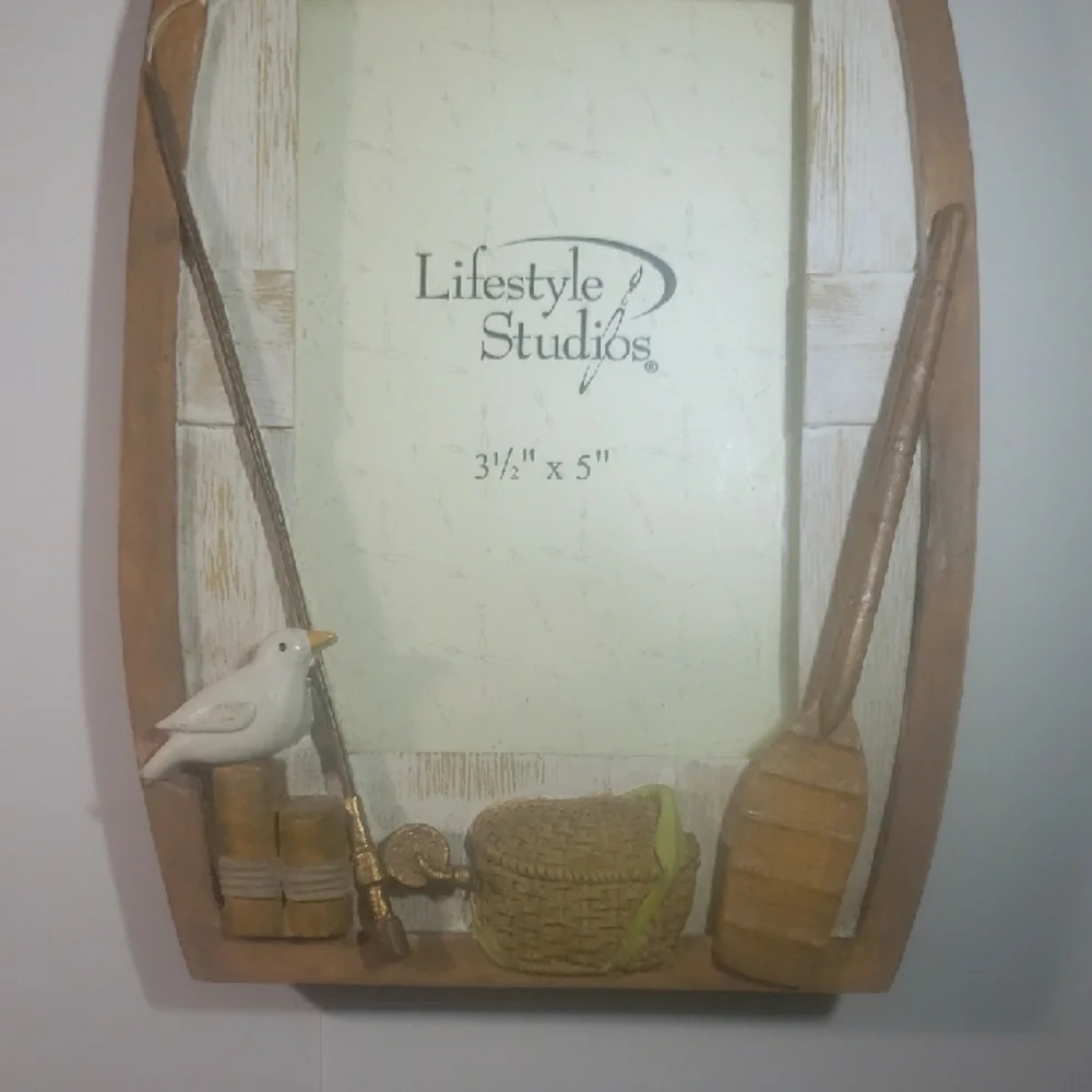 Nautical Boat Picture Frame 3 1/2" X 5" - Picture 4 of 5